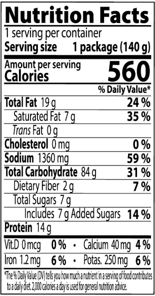 Nutrition Facts